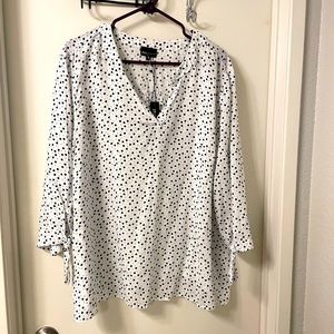 Hearts blouse by JNY